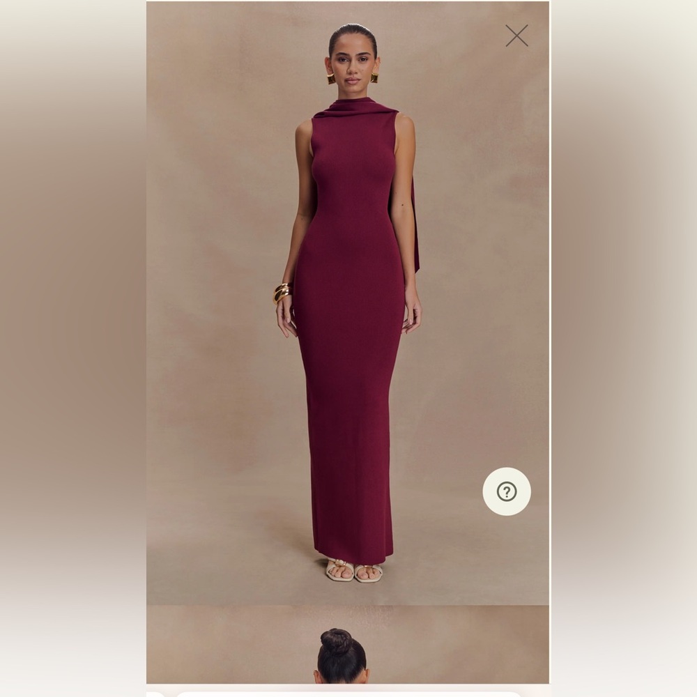 Meshki Maxi Dress - Merlot